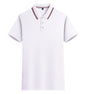 2025 Solid Color Polo Shirt Women Men Business Polo Collar Short sleeve Top Summer Casual Office Breathable T-shirt for Men