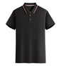 2025 Solid Color Polo Shirt Women Men Business Polo Collar Short sleeve Top Summer Casual Office Breathable T-shirt for Men