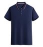 2025 Solid Color Polo Shirt Women Men Business Polo Collar Short sleeve Top Summer Casual Office Breathable T-shirt for Men