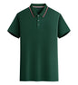 2025 Solid Color Polo Shirt Women Men Business Polo Collar Short sleeve Top Summer Casual Office Breathable T-shirt for Men