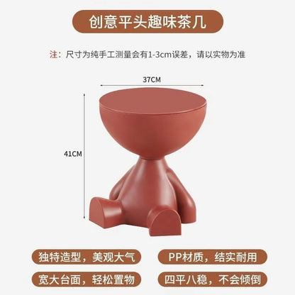 House Luxury Living Room Small Tea Table Creative Small Unit Sofa Edge Table Small Flat Head Decorative Art Corner Table