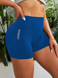 Women High Waist Butt Lift Sports Short Pants High Stretch Qyuick-Drying Breathable Yoga Shorts Athletic Tights