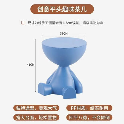 House Luxury Living Room Small Tea Table Creative Small Unit Sofa Edge Table Small Flat Head Decorative Art Corner Table