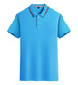 2025 Solid Color Polo Shirt Women Men Business Polo Collar Short sleeve Top Summer Casual Office Breathable T-shirt for Men
